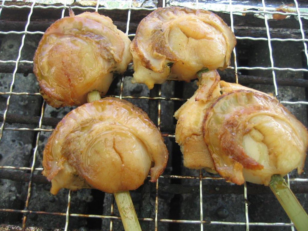 ほたて串焼き