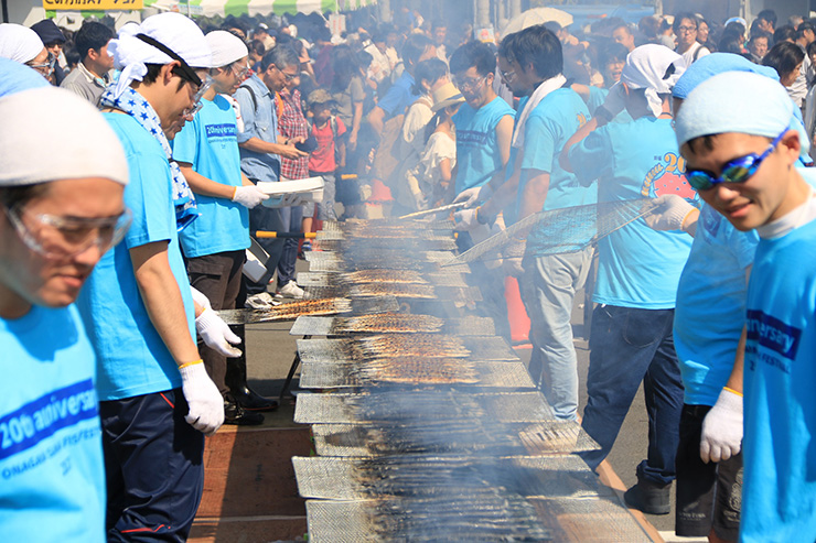 おながわ秋刀魚収獲祭
